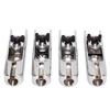 Electric Bass Bridge Metal Wear Resistant Textured Individual 4 String Electric Bass Guitar Bridge