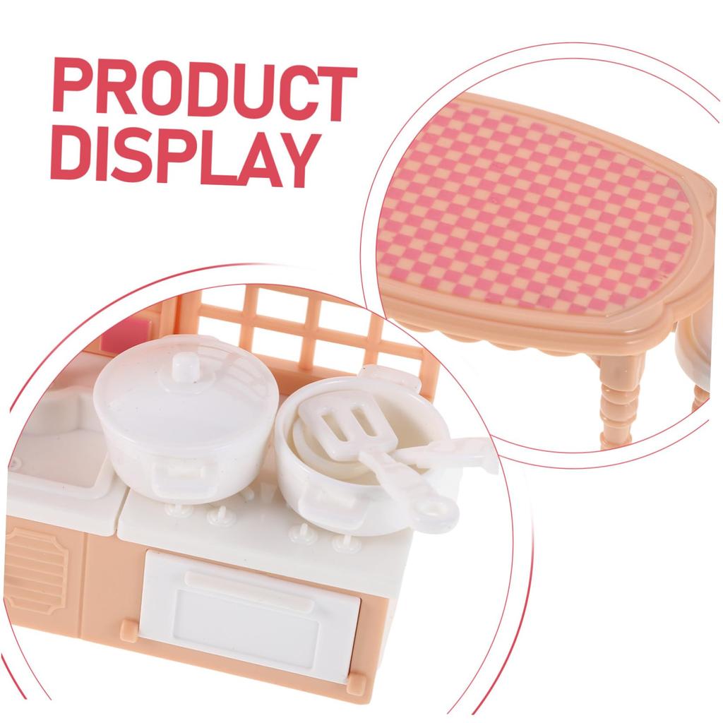 Lurrose 1 Set Mini House Furniture Set Mini Dollhouse Decoration Miniature House Accessories Small Dollhouse Furniture Dollhouse Accessories Small