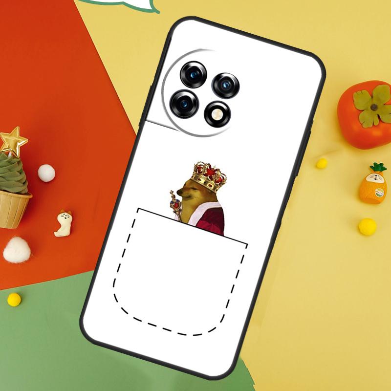 Cheems Doge Case For OnePlus 15 12 12R 13T 13R 13 11 9 10 Pro 10T 8T Nord 5 CE 2 3 4 Lite N20 N30 Cover