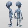 3D Alien Model Great Halloween Or Sci-Fi Gift Unique Creative Collectibles Anime Models Home Decor Tabletop Ornaments Gifts