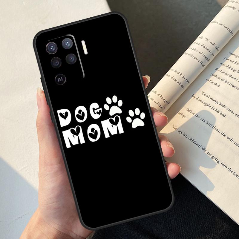 Dog Foot Paw Colorful Pattern Case For Oppo A74 A57 A17 A77 A18 A38 A58 A78 A98 A54 A94 A80 A60 A40 A96 A76 A16 A15 A5 Pro