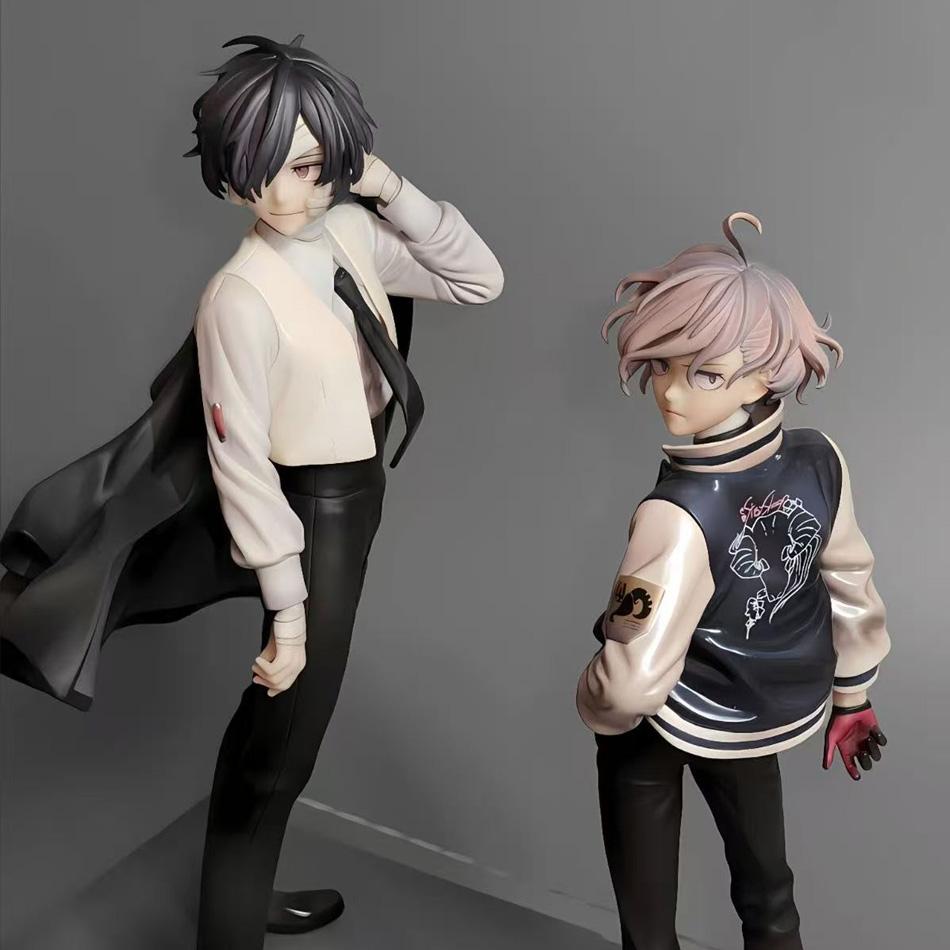 Japanischer Anime Dazai Osamu Figur Bungo Stray Dogs Actionfiguren PVC Modell Sammlung Peripheres Spielzeug Geburtstagsgeschenke
