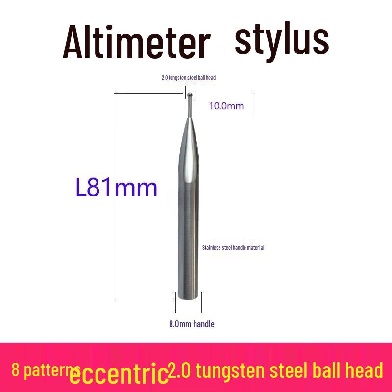 TESA Height Gauge Eccentric Probe Stylus, 2.0mm Tungsten Steel