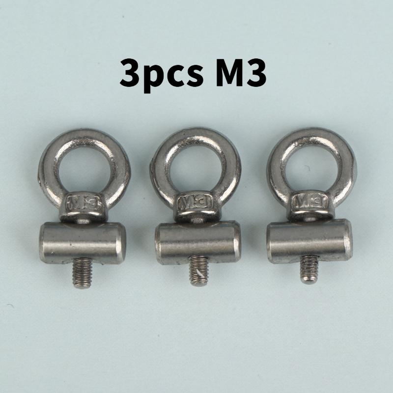 Stainless Steel Eye Bolt Screws | Multi-Size(M3/4/5/6) Ring Bolts for Hanging, Rigging & Hardware Applications