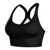 Seamless Breathable Sports Bra Back Closure Cross Back Push Up For Yoga Running