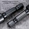5Pcs Universal Impact Socket for 6.35mm Hexagonal Shank Tool Ratchet Wrench Socket Wrench Adapter Spanner