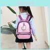 Adorable Cartoon Kids Backpack With Breathable Oxford Fabric For School Use