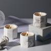 1PC Gypsum Cup Soya Wax Creative Aroma Candle Bedroom Candle Ornament To Go To Odorous Air Fresh