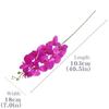Long Stem 9-Head Phalaenopsis Orchid Artificial Floral Decoration for Weddings and Home