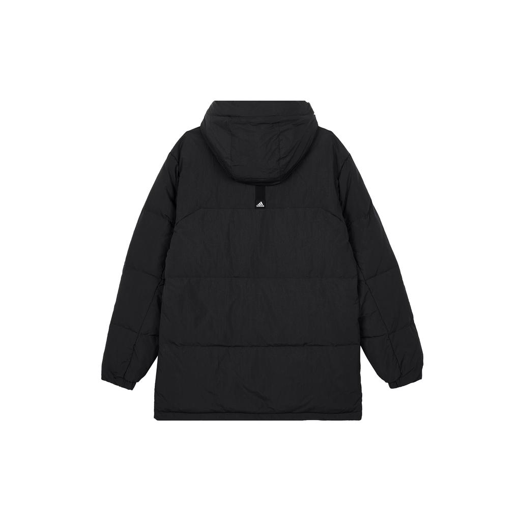 New Adidas Down Jacket Medium Long Men's Black IL8926