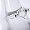 [Used] TIFFANY 925 Open Heart Ring / Size 9 / j7-9
