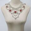 Fashion Items, Exaggerated Multi-Layer Rhinestone Necklace Jewelry Women, Shiny Rhinestone Collarbone Chain Necklace Party Women