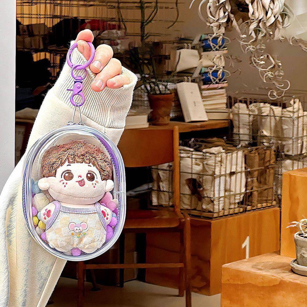 Transparent Doll Protective Bag Dustproof Sunproof Rainproof Mystery Box Portable Storage Pouch