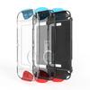 Switch 2 Transparent Case with 6 Interchangeable Grip Covers (3 Thickness Sets) - Anti-Slip Texture, Magnetic & Dock Compatible