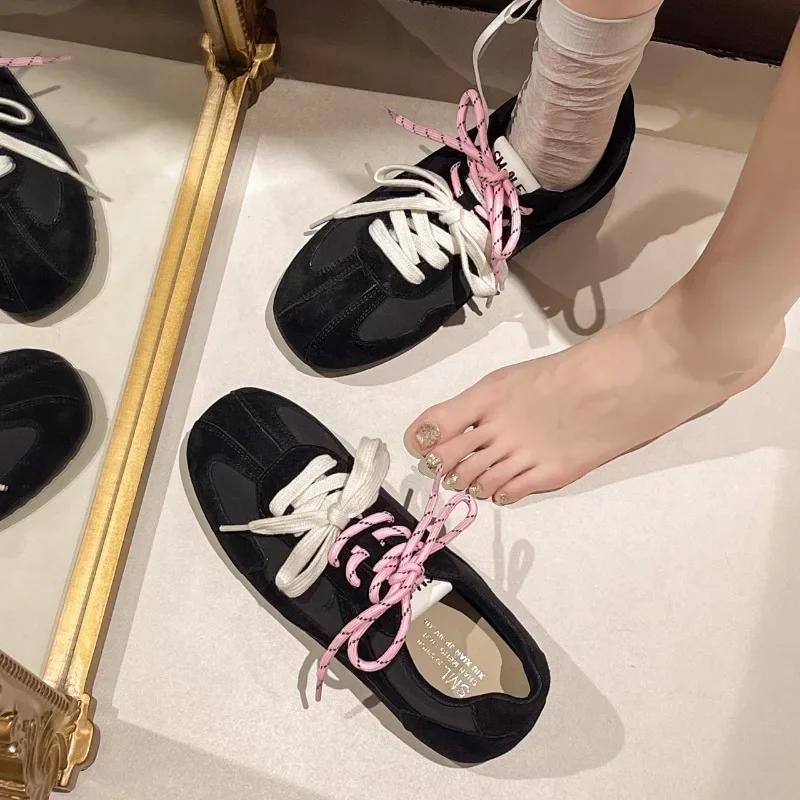 Fashion Autumn New Women Casual Sneakers Running Shoes 2024 Trend Luxury Designer Shoes Lace-up Sports Cozy Loafers Shoes Zapatos Mujer