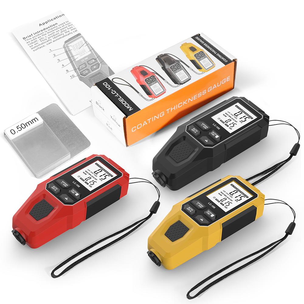 JUANJUAN Car Paint Thickness Gauge Electroplate Metal Coating Thickness Gauge for Car 0-2000um Fe & NFe Coating Tester Meter