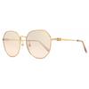 Bally Women S Geometric SunglaSSeS By0093d 33z Gold roSe 58mm 33z
