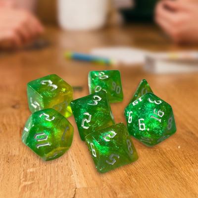 7-teiliges Polyeder-Set D8 D10 D12 für DND-Tischspiel