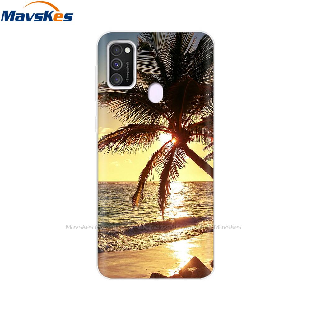 For Samsung Galaxy M21 Case Back Cover Soft Silicone TPU Phone Case For Samsung Galaxy M20 M21 M30 M30s M31 Case Cover Bumper