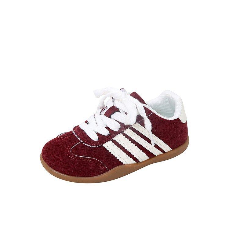 

Girls red German training shoes 2025 autumn new children s shoes, boys and girls Korean version of casual Forrest Gump sports shoes 36 yards inner length 22.5CM бордовий