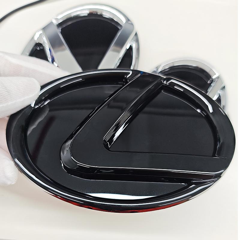 ABS Car Front Hood Grille Emblem 3D Stickers Trunk Rear Badge for Lexus IS250 IS200 CT200h GS300 LS430 RX450h LX570 IS300 ES300h