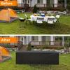 Patio Furniture Set Cover Waterproof, Heavy Duty 210D Funiture Covers for Outdoor Sectional Sofa Set Wicker Rattan Table Chair R