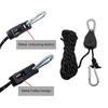 2Pcs Adjustable Tent Rope Hanger Pulley Hook Reinforced Metal Gear Canopy Ropes  Canopy Shelter
