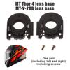 .1Pair Helmet Visor Shield Base Professional Easy To Install Replacement With Screws For MT Thunder 4 Mt-v-28B Sunshade Len