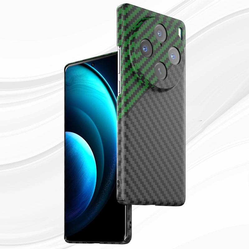 Applicable To vivoX111 Mobile Phone Case, Carbon Fiber Pattern Ultra-thin Matte X111Pro Lens All-inclusive Anti-drop Protective Cover