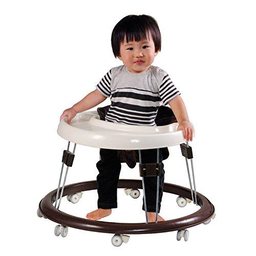Eiwa Baby Simple Walker, Folding Walker, Brown, 1 piece (x 1)