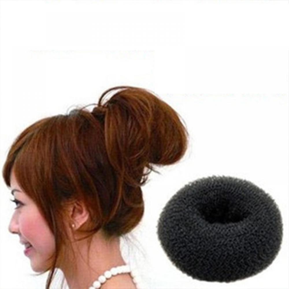 1pc Black Magic Hair Bun Maker Donut Bagel Hair Tools Hairpin Hair Accessories Women Braids Girls Updo Styling Tools S/M/L