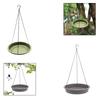Bird Feeder Waterer and Chain Hummingbird Feeder for Tree Outside Parrots