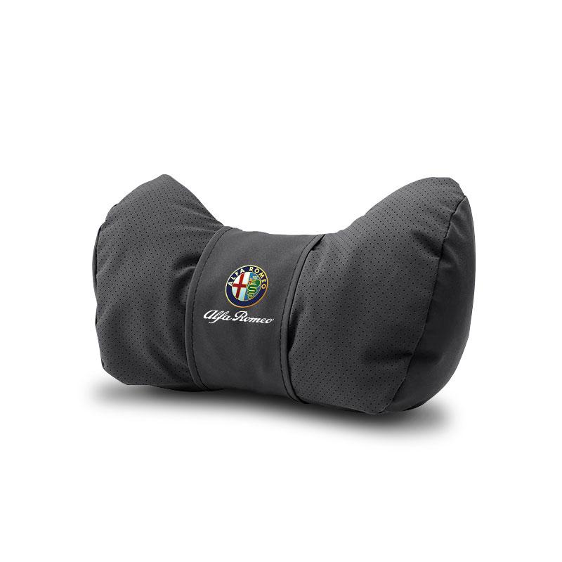 Car Headrest Ox Horn Type Neck Support Pillow For Alfa Romeo Giulietta 159 Mito Giulia Stelvio 147 156 Tonale Brera Disco Volant
