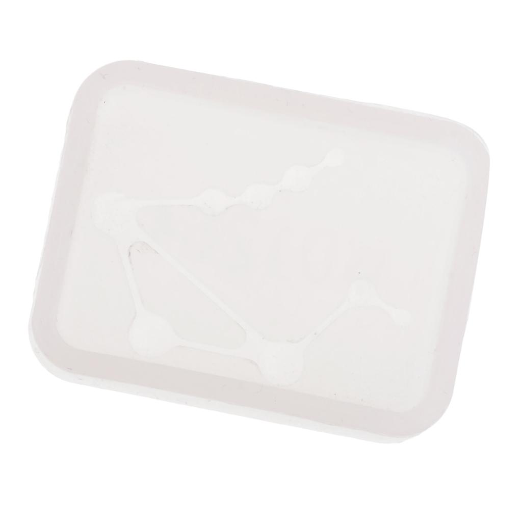 Clear DIY Silicone Resin Constellation Pendant Charms Tags Making