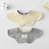 Korean Style A-Type Pure Cotton Double-Sided Baby Bib for 0-2 Years