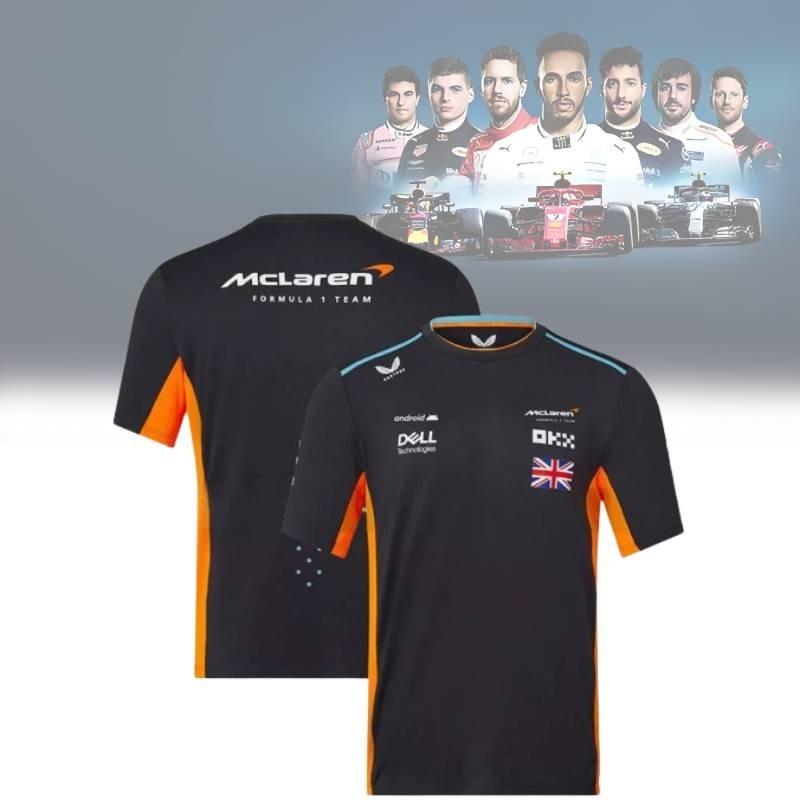 Breathable Mesh Fabric Fia Formula 1 World Championship Men's Summer Shirt