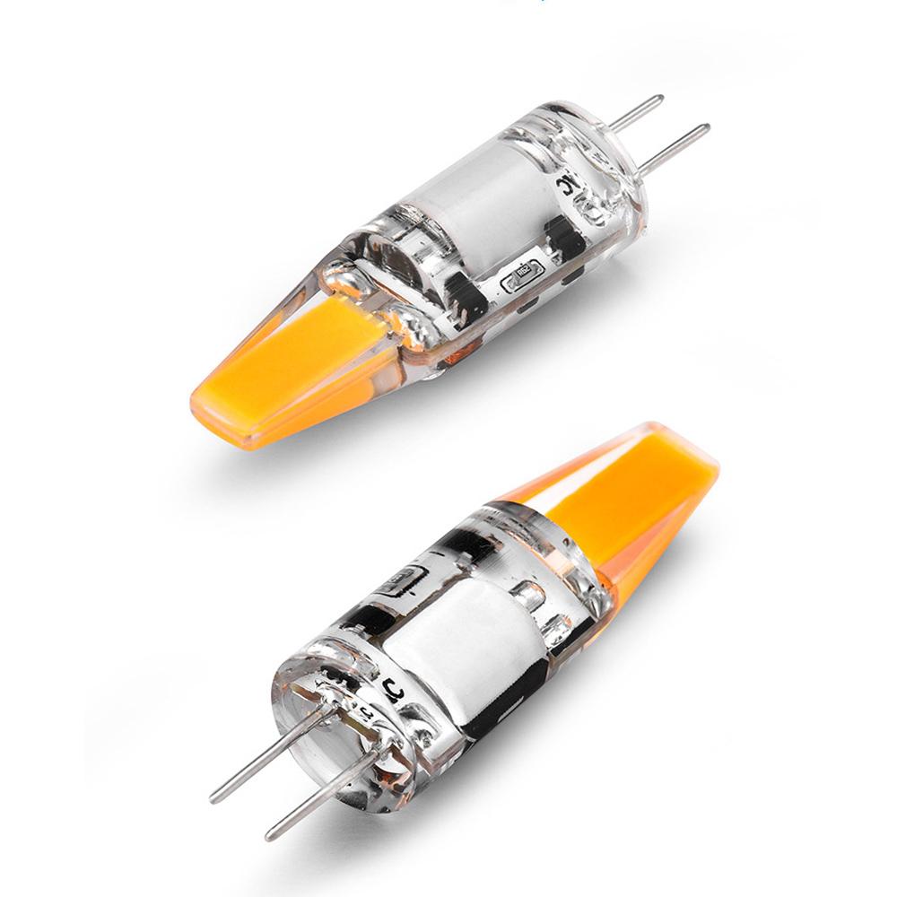 G4 LED Lamp Crystal Sapphire Lamp 2W 3W 5W AC/DC12V LED COB Chandelier LED Light Source Silicone Bulb Home Lighting