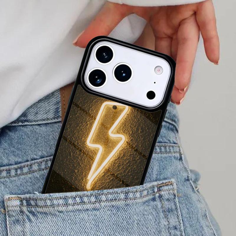 Neon Light Aesthetic Art Phone Case for iPhone 17ProMax 12 13 14 15 16e 17 Pro Max Plus Air Cover