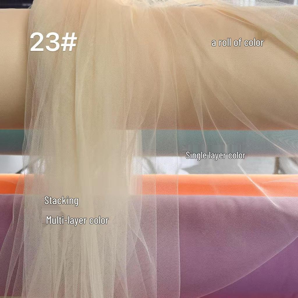 Macaron Sheer Curtain - DIY Decoration for Kindergarten & Festival Chair Environment Creation, Free Shipping