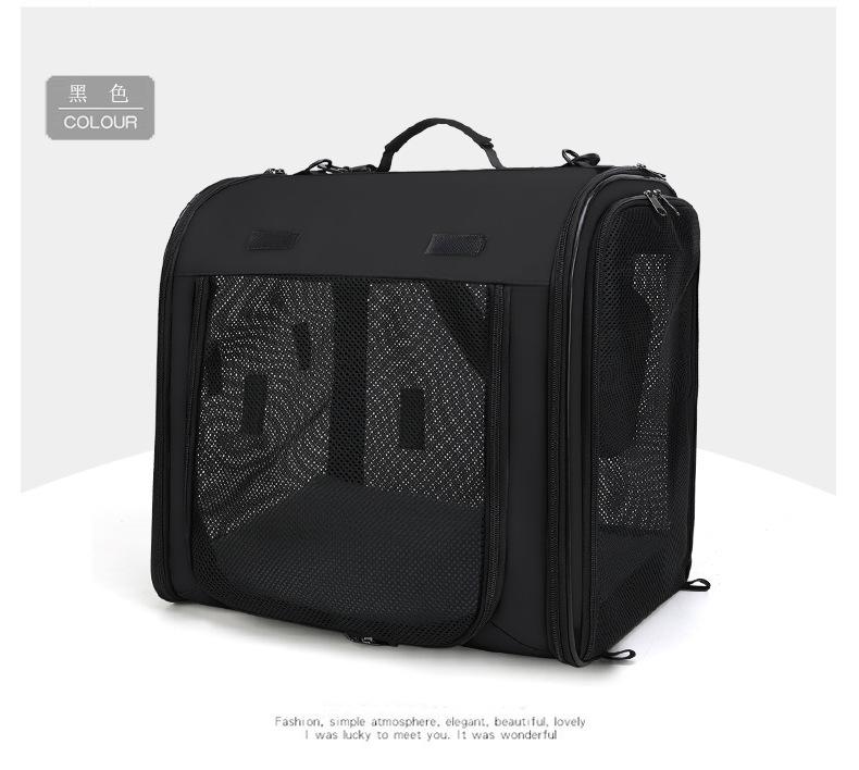 Large Portable Pet Backpack Travel Out Portable Cat Dog Backpack Breathable Cat Bag