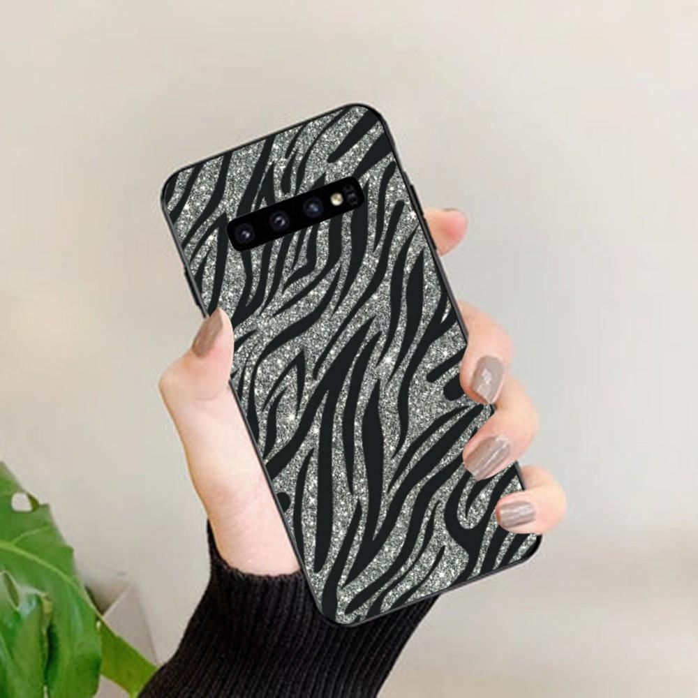Fashion Zebra Print Phone Case For Samsung S 9 10 20 21 22 23 30 23plus Lite Ultra FE S10lite Fundas