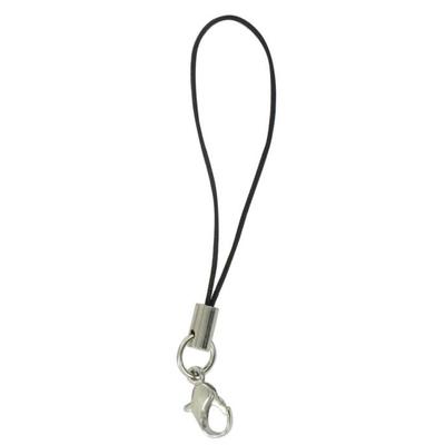 MégaCréa DIY - Phone Lanyards Charm Holder 5 Cm Black 10 Pieces