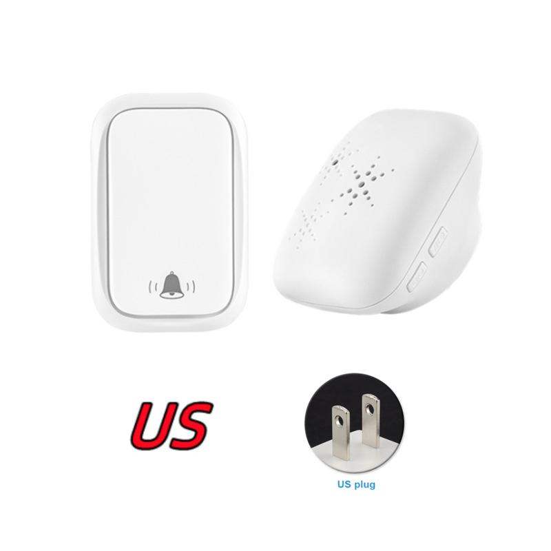 Doorbell Wireless Home Doors Self Generating Doorbell Elderly Caller One to One Wireless Electronic Doorbell QX-002