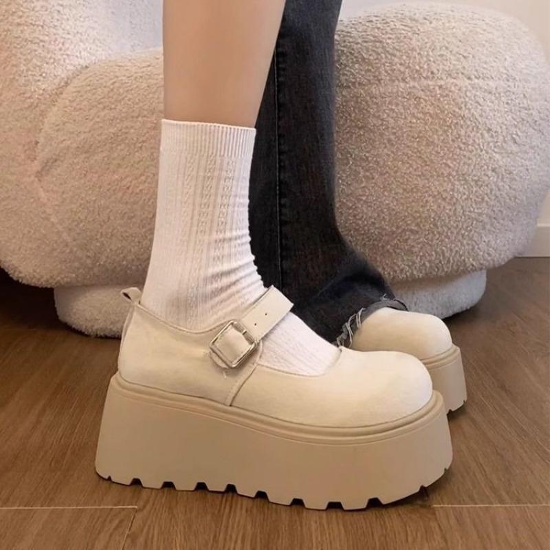 Fashion 2025 Ladies Shoes Buckle Strap Women's High Heels Super High Best Seller Solid Dress Sandals Women New Round Toe Platform Heels