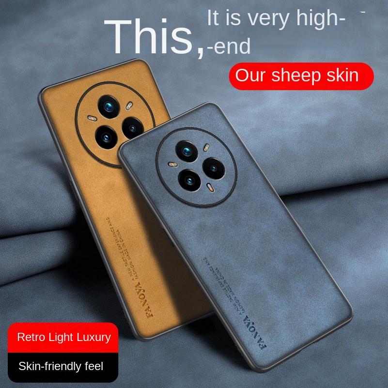 Plain Leather Comfortable Suede Case For Realme 14 Pro + 13 Plus 12 11 Realme GT Neo 7 6 6T 5 3 3T GT 7 Pro 6 5 V60 Pro Cover