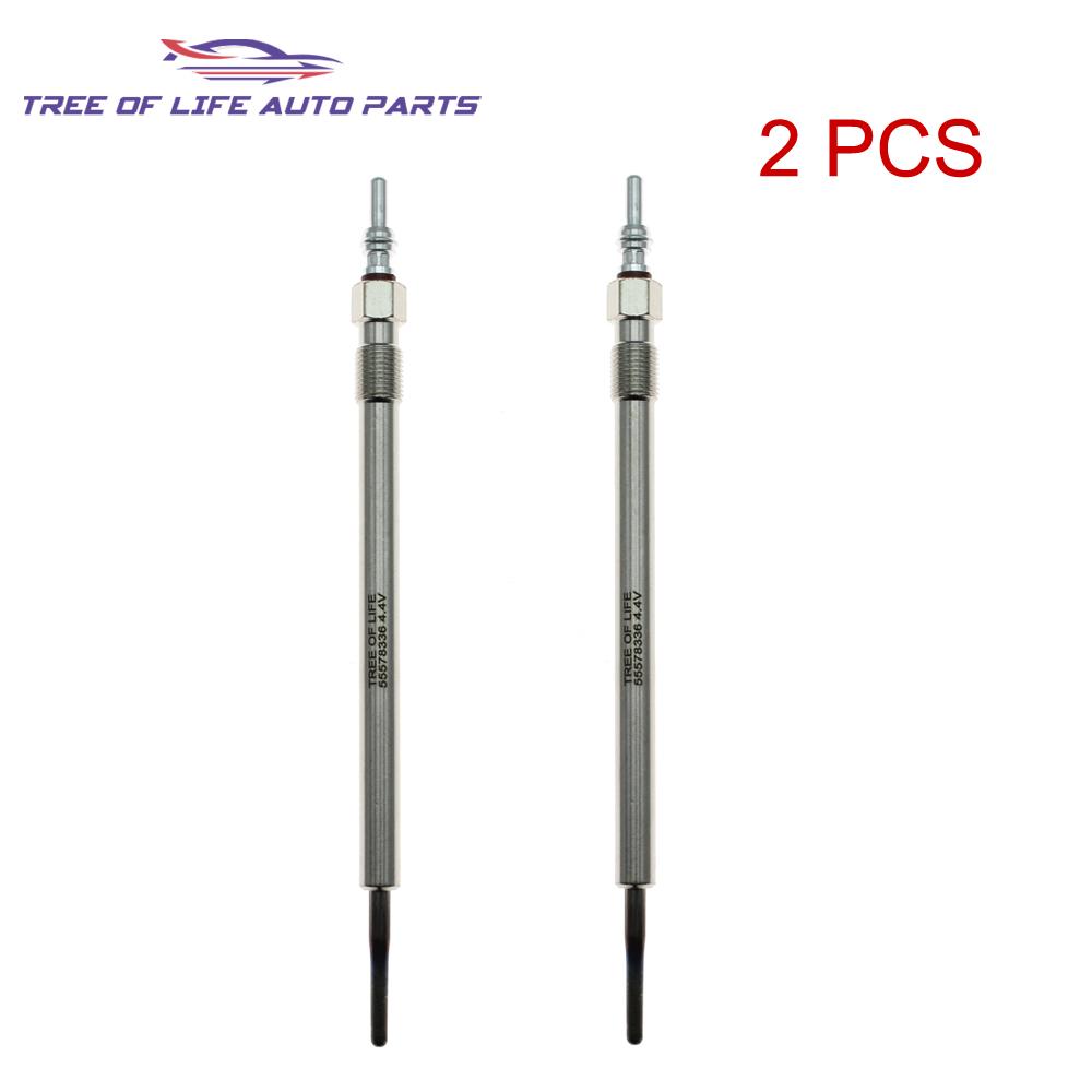 1/2/4X New Heater Glow Plugs 4.4V 55578336 For Opel ignia A B Zafira C Antara 2.0 CDTI B20DTH Engine Dual Core 55 578 336