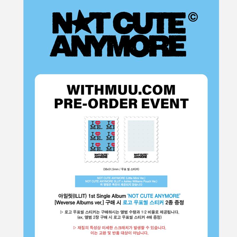 [Vorbestellung] ILLIT 1. Single-Album [NOT CUTE ANYMORE] Weverse Albums-Version(Online-Vorteil)