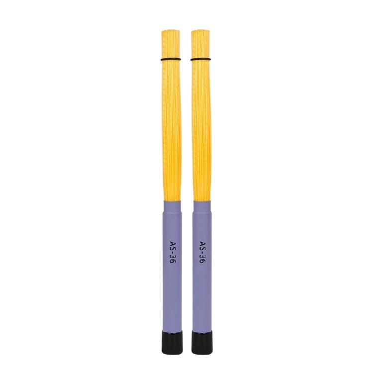 1Pair Retractable Wire Brush Percussion Brush Dowels Nylon Drum Sticks Brush Multi-Rod Bundle Sticks Easy to Use