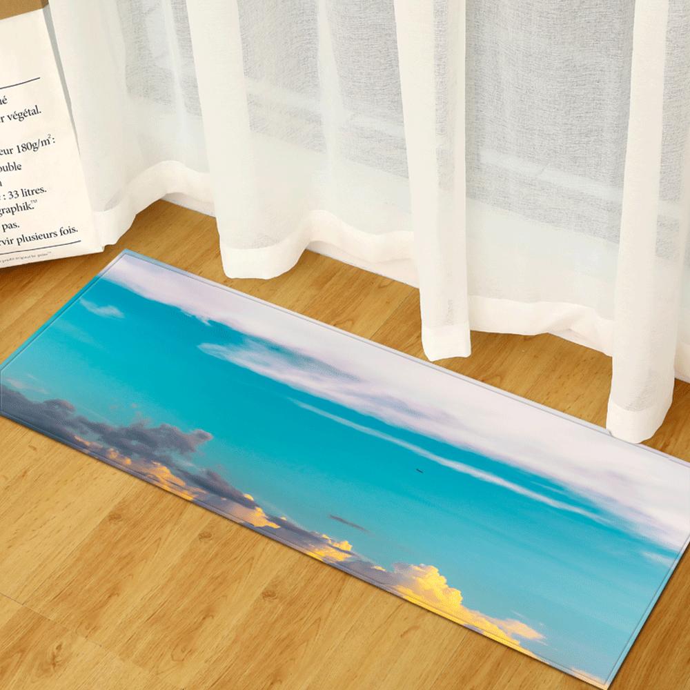Scenic Sand Wardrobe Shoe Cabinet Long Floor Mat