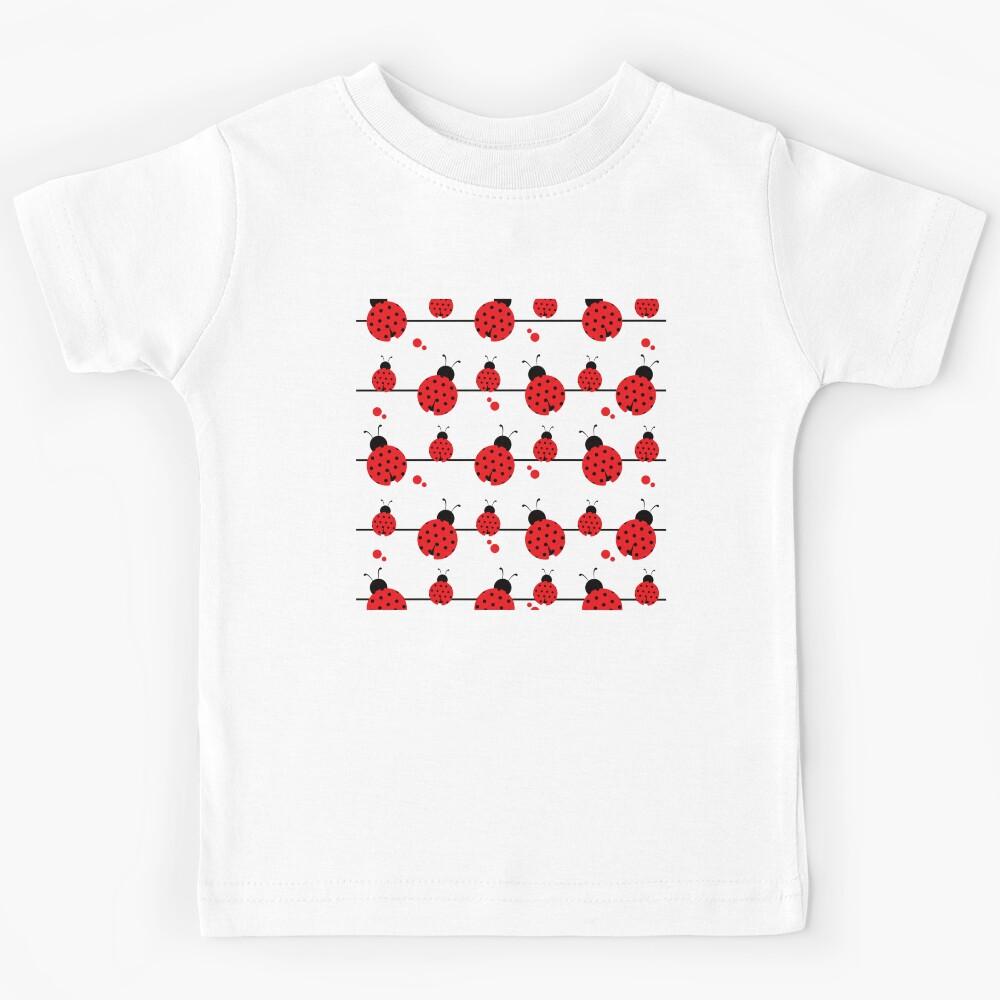 ladybug, ladybug pattern, ladybug landscapes Kids T-Shirt 140
